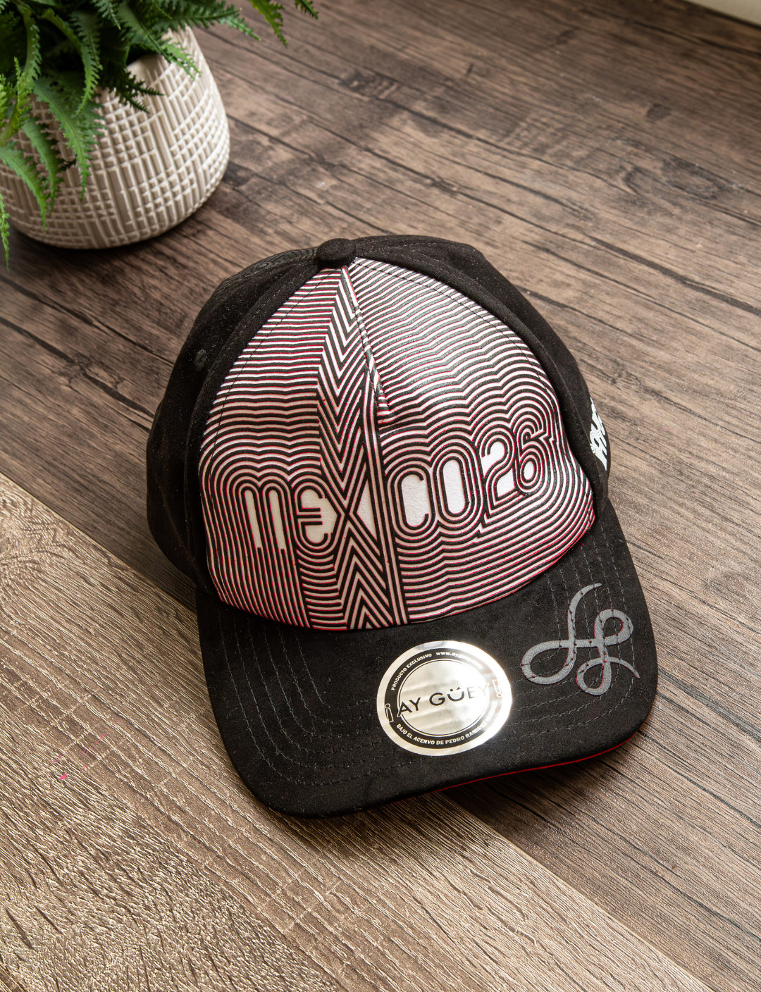 GORRA MX 2026 NEGRA/ROJA