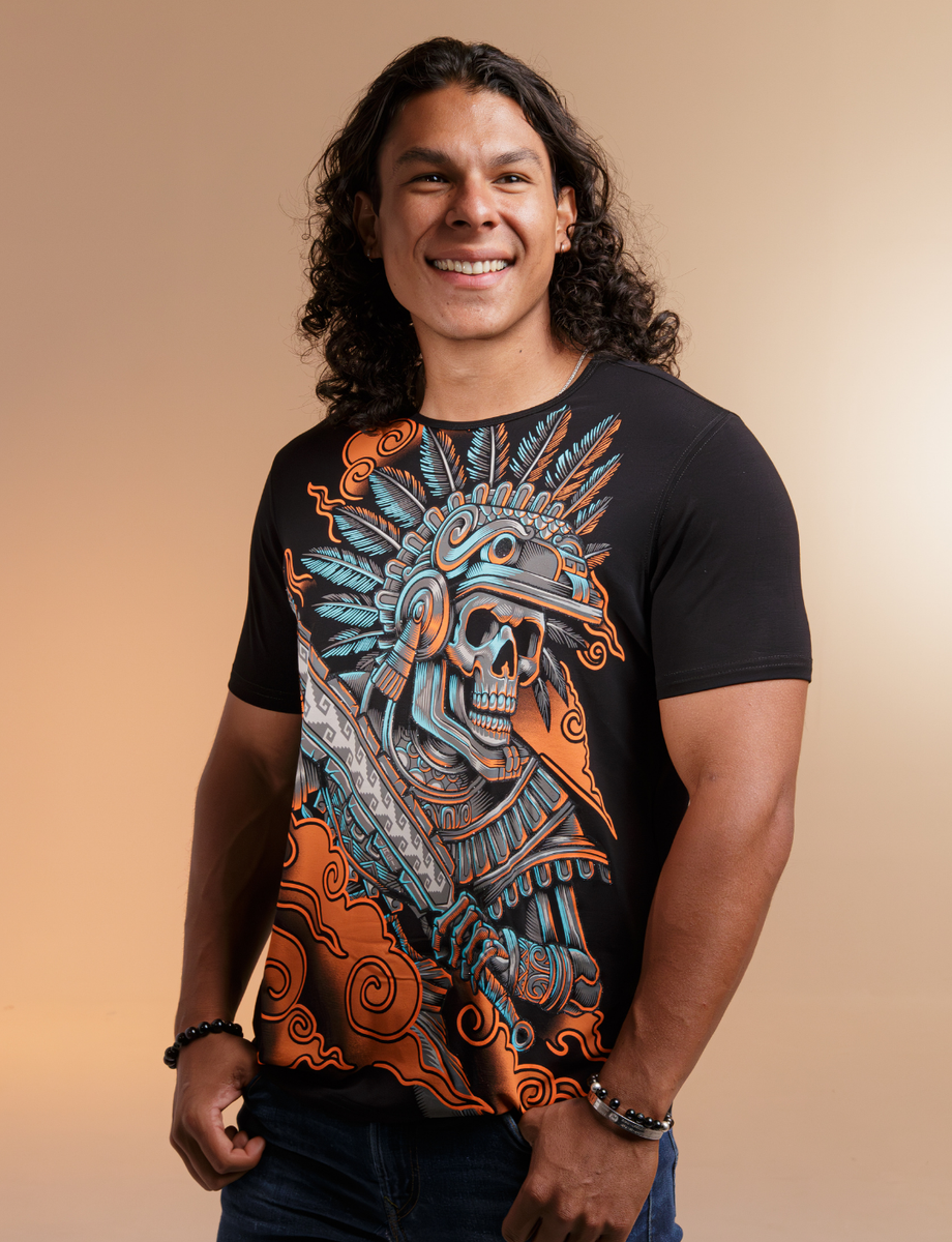 Centlacol Metztli – Heritage Tee | ¡Ay Güey!