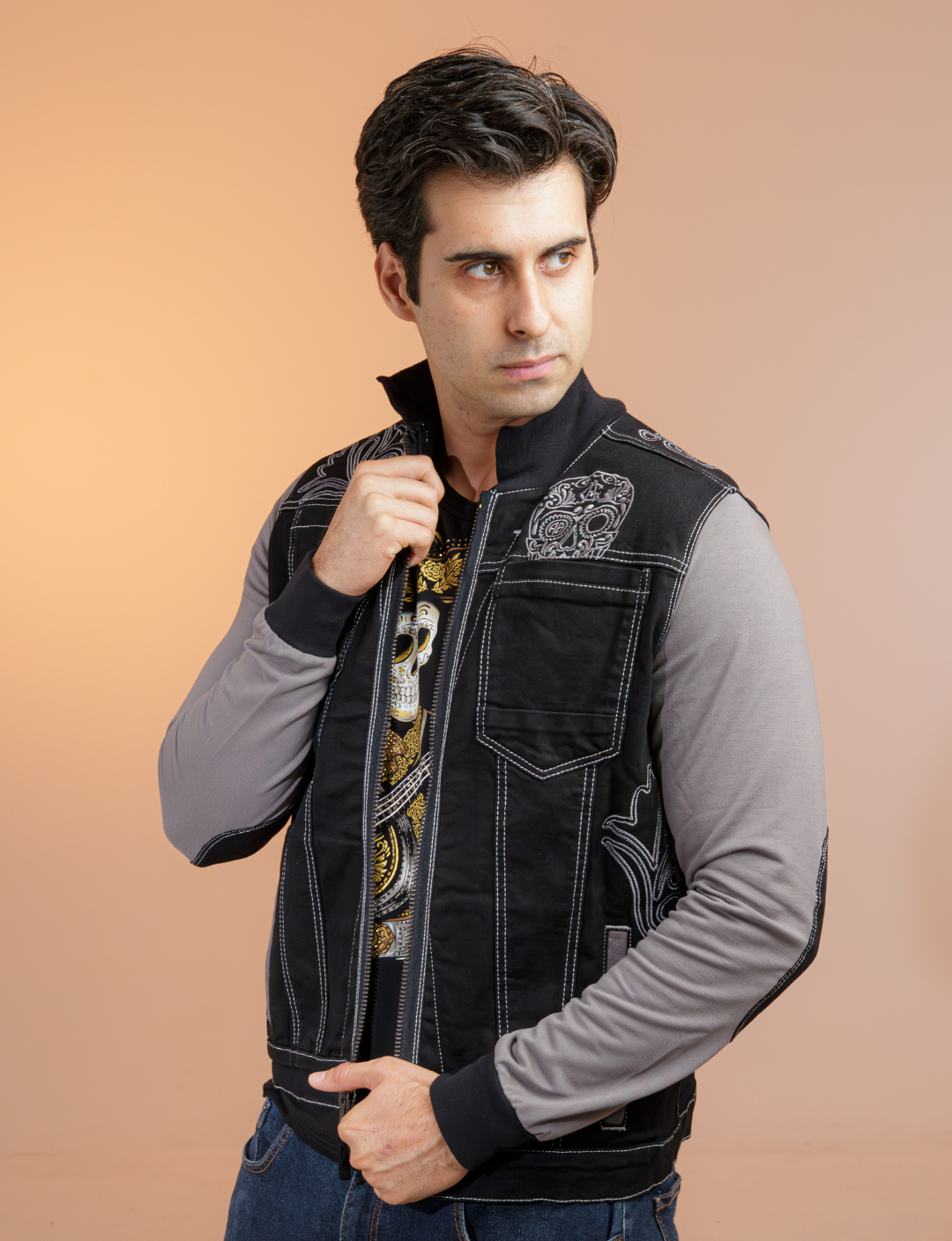 Mezcal Reposado Chamarra — Men's heritage jacket by ¡Ay Güey!